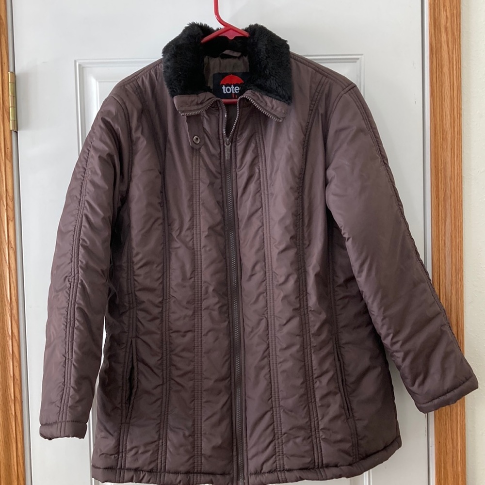 Totes brown coat